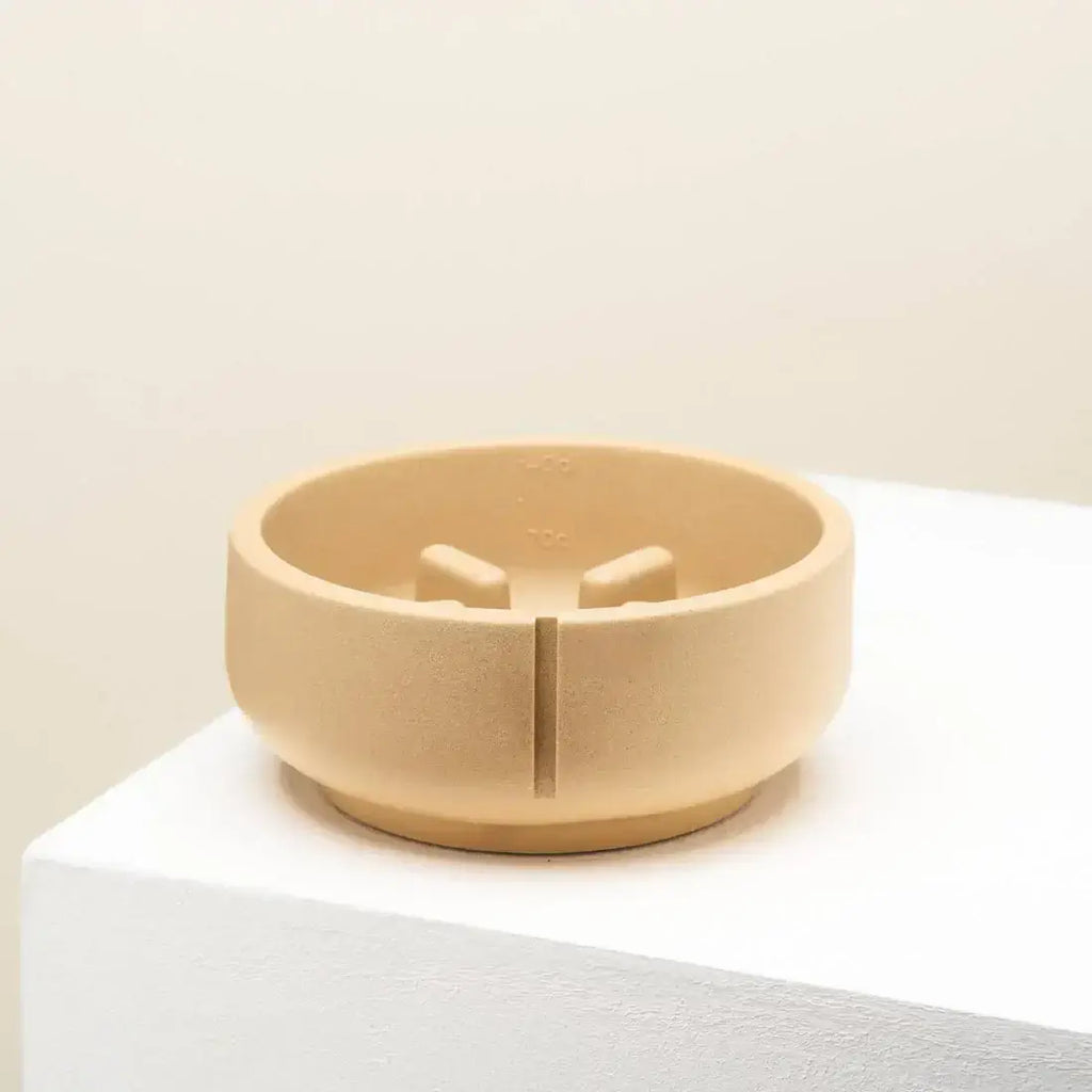 Slow Feeder Bowl Camel Brown
